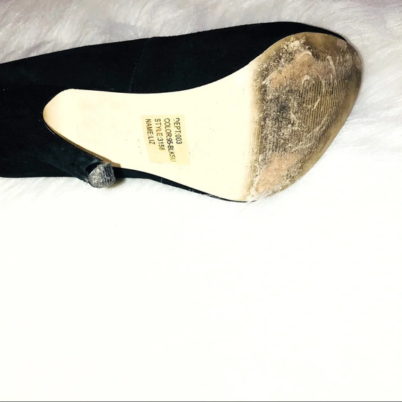 Bakers Liz velvet stiletto sz 7 1/2 SINGLE shoe for AMPUTEE - Picture 4 of 5